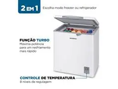 Freezer Horizontal 150L Mondial Branco 220V - 3