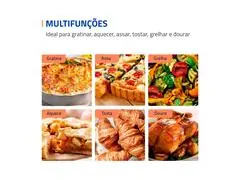 Forno Elétrico 52L Grand Family II Mondial Preto/Inox 1800W 110V - 2