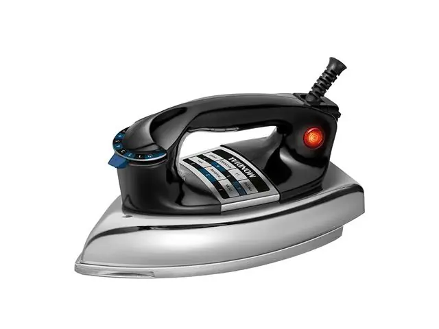 Ferro a Seco Mondial Preto/Cromado 1250W 110V