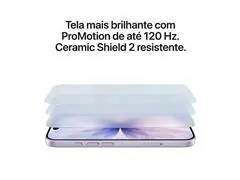 iPhone 17 Apple (256GB) Preto, Tela de 6,3", 5G Com Carregador - 6