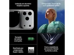 iPhone 17 Pro Max (256GB) Laranja-Cósmico Tela de 69 5G Com Carregador - 5