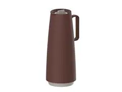 Bule Térmico Tramontina em Plástico Marrom Café com Ampola de Vidro 1L