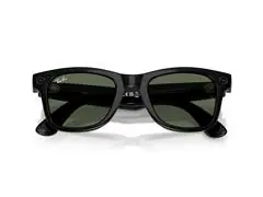 Óculos Ray-Ban Meta Wayfarer Shiny Black | G15 Green - 2