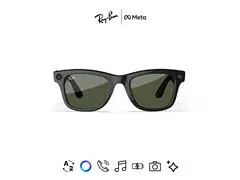 Óculos Ray-Ban Meta Wayfarer Shiny Black | G15 Green - 0
