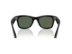 Óculos Ray-Ban Meta Wayfarer Shiny Black | G15 Green - 5