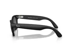 Óculos Ray-Ban Meta Wayfarer Matte Black | Polar Gradient Graphite - 4