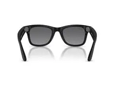 Óculos Ray-Ban Meta Wayfarer Matte Black | Polar Gradient Graphite - 5