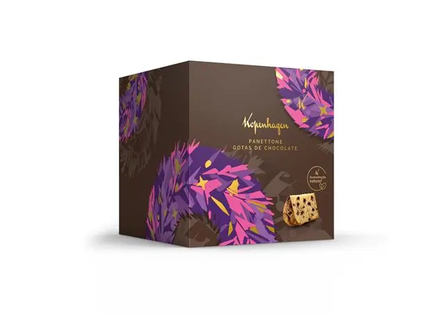 Panettone Gotas de Chocolate Kopenhagen 550g