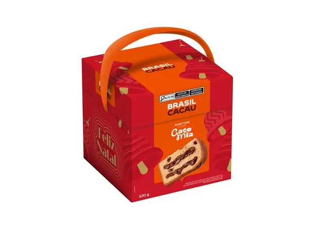 Panettone Trufado Gato Mia Brasil Cacau 630 G