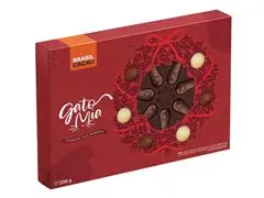 Caixa Doçuras Natalinas Gato Mia Brasil Cacau 190 G