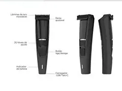 Aparador De Pelos Gadnic Barbeador Elétrico Sem Fio Usb - 5