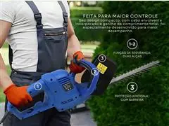 Aparador De Cerca Viva Gadnic 110v 400w Podador Cerca - 4