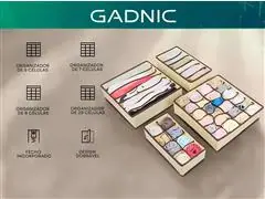 Kit 4 Colmeias Organizadoras de Gaveta Gadnic Com Divisórias - 1