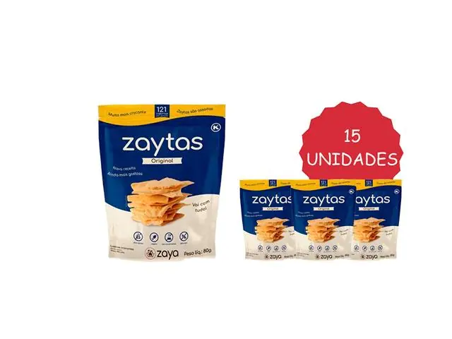 Biscoito Três Corações Zaytas Original 80g 15 Unidades