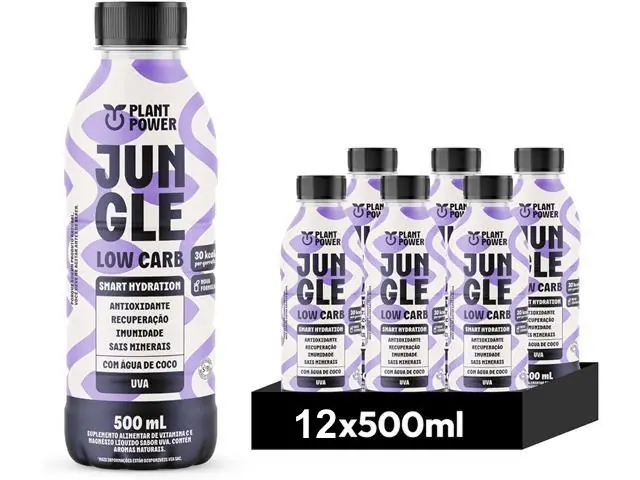 Suplemento Alimentar Jungle Low Uva 12x500ml