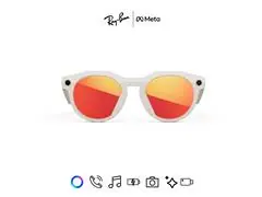 Óculos Oakley Meta HSTN Warm Grey Prizm Ruby