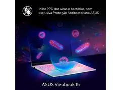 Notebook Asus Vivobook I5 8GB 512GB SSD 15.6 Preto - 6