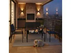 Conjunto Terraço Relax Com 4 Pecas Preto - 3