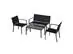 Conjunto Terraço Relax Com 4 Pecas Preto - 9