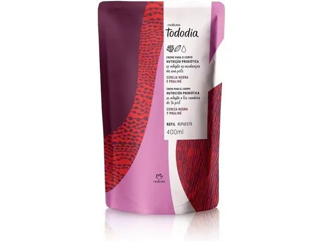 Refil Hidratante Corporal Natura Tododia Cereja Negra 400ml