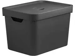 Caixa Organizadora Cube M 18L Com Tampa - 0