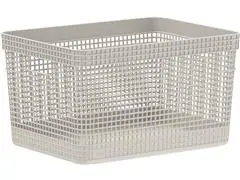 Cesto Grid 20 L Bege Fechado