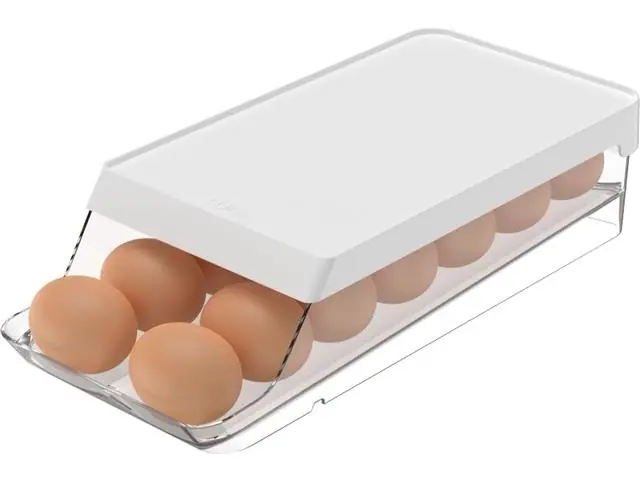 Organizador De Ovos Roll Clear Fresh 14 Unid.