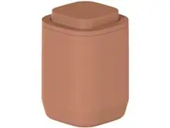 Porta Algodao Aura Marrom Amendoa Fechado - 0