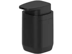 Porta Sabonete Liquido Aura Preto Fechado