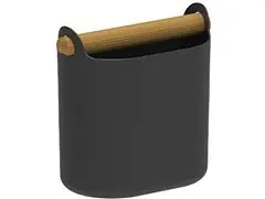 Porta Utensilios Com Alca Lume Preto Fechado