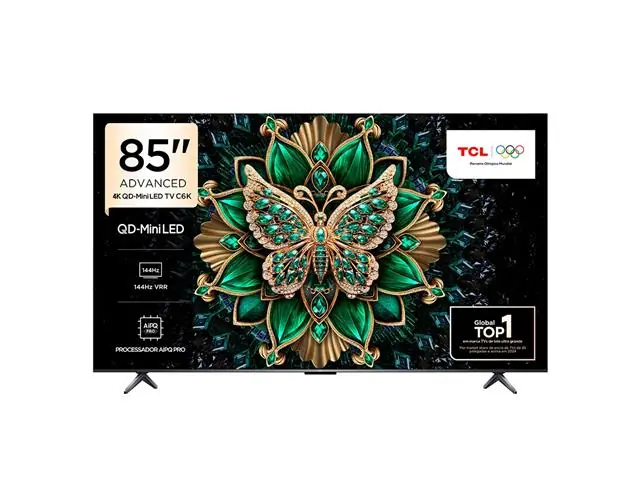 Smart TV 4K TCL QD-Mini LED 85” Polegadas com HDMI 2.1, Dolby Vision I
