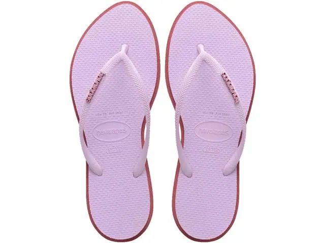 Chinelo Havaianas Slim Point Amaranto