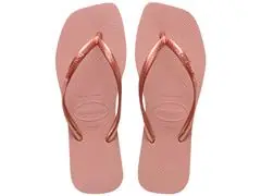 Chinelo Havaianas Slim Square Rosa Crocus