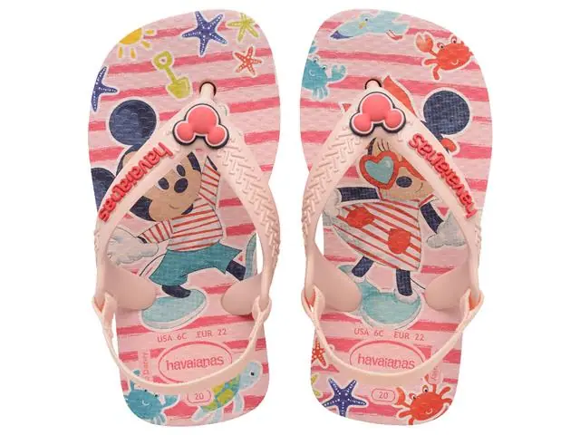 Chinelo Havaianas N.B.Disney Clas Rosa/Vermelho