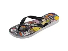 Chinelo Havaianas Top Warner Clas Cinza Gelo - 2