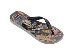 Chinelo Havaianas Top Warner Clas Cinza Gelo - 1