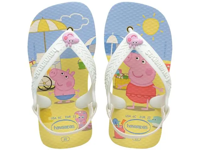 Chinelo Havaianas N.Baby Peppa Pig Buttercream