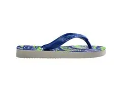 Chinelo Havaianas Kids Athletic Branco/Azul Nava - 4