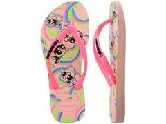 Chinelo Havaianas K Sl Powerpuff Rosa Ballet - 3