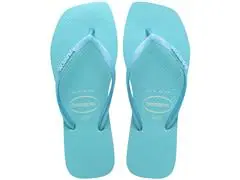Chinelo Havaianas S Sqr Gtr Neon Bege Palha/Azul - 0