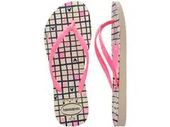 Chinelo Havaianas Slim Disney Bege Palha - 2