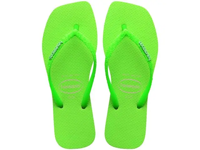 Chinelo Havaianas S Sqr Gtr Neon Beg/Vde