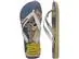 Chinelo Havaianas Top Warner Clas Buttercream/Branco - 4