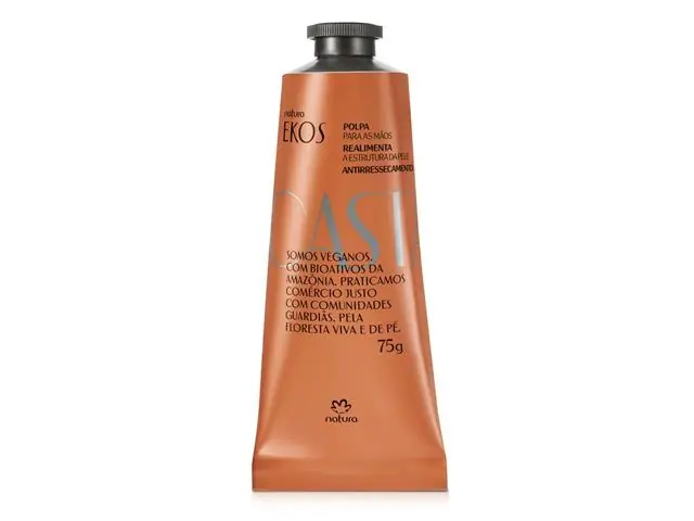 Ekos Polpa Hidratante para Mãos Castanha 75g