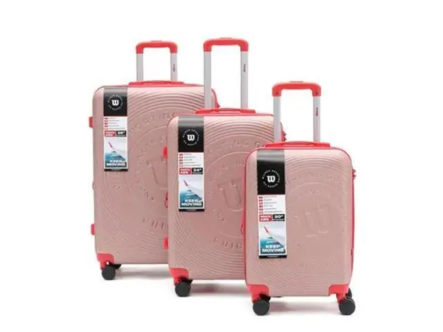 Conj. 3 Pecas Malas 360O Tm20/24/28 Wilson 65.1748-Rose