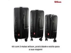 Conj. 3 Pecas Malas 360O Tm20/24/28 Wilson 65.1766-Preta - 1