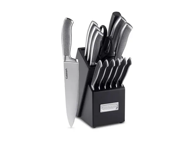 Bloco Facas Graphix Collection 15pc Cuisinart Preto