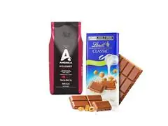 Barra Lindt Hazelnut 90g + Café América Gourmet 1kg
