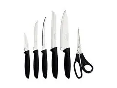 Combo Essencial Tramontina: Afiador Diamantado + Jogo de Facas Plenus - 1