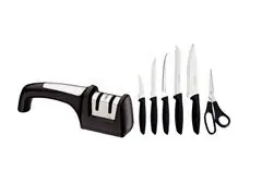 Combo Essencial Tramontina: Afiador Diamantado + Jogo de Facas Plenus